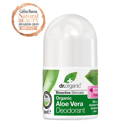 Dr Organic Aloe Vera Deodorant Roll On 50ml 
