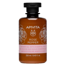 Apivita Rose Pepper Shower Gel with Essential Oils 300ml