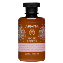 Apivita Rose Pepper Shower Gel with Essential Oils 300ml