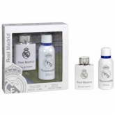 Real Madrid Eau De Toilette Spray 100ml Set 2 Parti