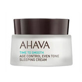 Ahava Time To Smooth Crème De Nuit Anti Age Teint Parfait 50ml