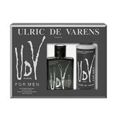 Ulric De Varens UDV Black For Men Eau De Toilette Vaporisateur 100ml Coffret 2 Produits