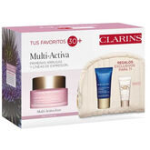 Clarins Multi-Active Jour Peaux sèches 50ml Coffret 4 Produits