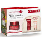 Clarins Multi-Intensive Crème Haute Exigence Jour Peaux Très Sèches Spf15 50ml Coffret 4 Produits