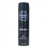 Nivea Men Deep Black Carbon Déodorant Vaporisateur 150ml
