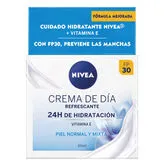 Nivea Cuidado De Día Hidratante Spf30 Piel Normal Y Mixta 50ml