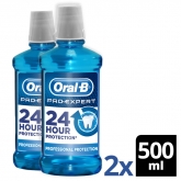 Oral-B Pro-Expert Rince-Bouche Protection Professionnelle 500ml Coffret 2 Produits