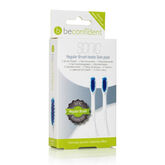 Beconfident Sonic Regular Brush Heads White 2 Units