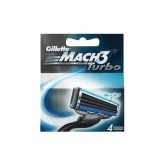 Gillette Mach3 Turbo Recharge 4 Unités 