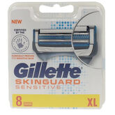 Gillette Skinguard Sensitive Charger 8 Unité