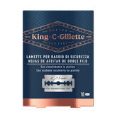 Gillette King Double Edge Razor Blades 10 Units