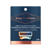 Gillette King Neck Razor Blades 3 Units