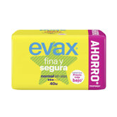 Evax Fina & Segura Normal Serviettes Hygiéniques 40 Unités