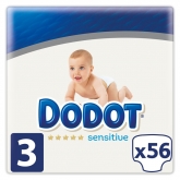 Dodot Sensitive T-3 56 Unités