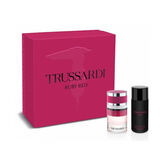 Trussardi Ruby Red Eau De Parfum Spray 60ml Coffret 2 Produits