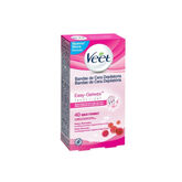 Veet Easy-Gelwax Depilatory Wax Bands Normal Skin 40 Units