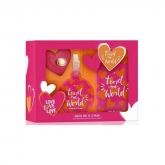 Agatha Ruiz De La Prada Love Love Love Eau De Toilette Spray 50ml Set 3 Pieces