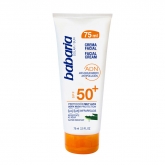 Babaria Crème Solaire Visage Spf50 Aloe Vera Resistant À L'Eau 75ml