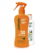 Babaria Sunscreen Lotion Spf30 Spray 200ml Set 2 Pieces