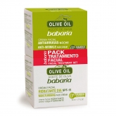 Babaria Olive Oil Traitement Crème De Nuit 50ml Coffret 2 Produits