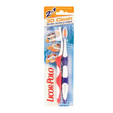 Licor Del Polo 3D Clean Brosse À Dents 2x1