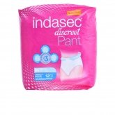 Indasec Pant Plus Taille Moyenne 12 Unités