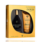 Instituto Español Posseidon Gold Men Eau De Toilette Spray 150ml Set 2 Parti