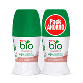 Byly Bio Natural 0% Invisible Déodorant Roll On 2x50ml