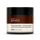 Skin Generics Niacinamide + Osmo'city Multi-Shield Moisturising Cream Spf30 24% Active Complex 50ml