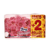 Foxy Bouquet Color Papier Toilette 3 Couches 4 + 2 Rouleaux