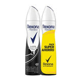 Rexona Déodorant Motion Sense Invisible On Black&White Clothes Spray 2x200ml
