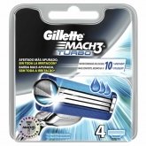 Gillette Mach3 Turbo Recharge 4 Unités