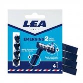 Lea Emerging 2 Klingen Einwegklingen Pack 4 Einheiten