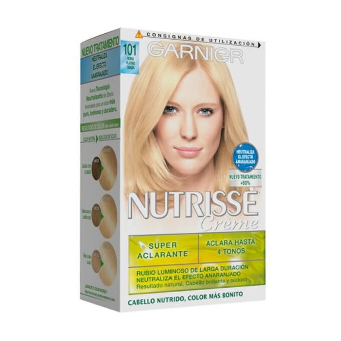 Garnier Nutrisse Crème Nourishing Color 101 Platinum Ash Blonde |  PharmacyClub | Buy the best pharma-cosmetics online