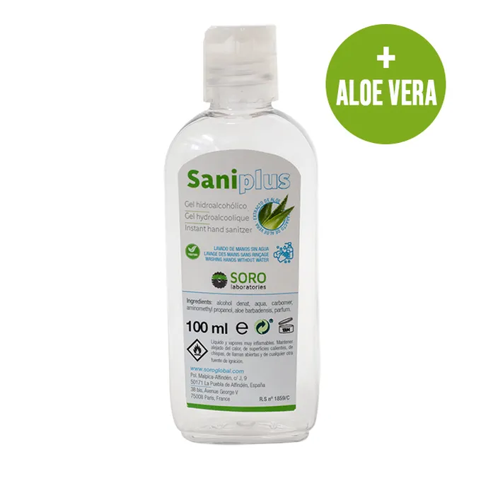 Hydroalkoholisches Gel zur Handdesinfektion mit Aloe Vera 100ml |  PharmacyClub
