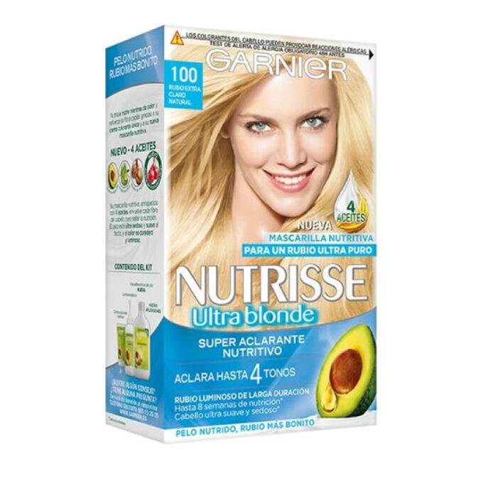Garnier Nutrisse Crème Nourishing Color 100 Extra Light Natural Blonde |  PharmacyClub | Buy the best pharma-cosmetics online