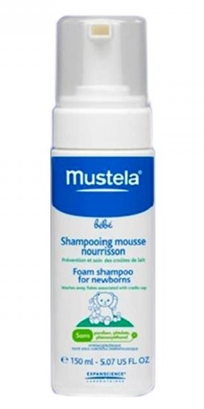Mustela Bébé Foam Shampoo For Newborns 150ml