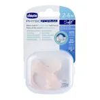 Chicco PhysioForma® Soft Schnuller 2-6M Rosa 1PC