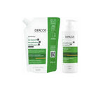 Vichy Dercos Anti Dry Dandruff Shampoo 400ml + Eco Refill 500ml