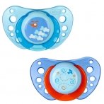 Chicco Physio Air Rubber Pacifier Blue 6-12m 2 Units