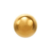 Inverness Earring 10C 24K Golden Ball 3mm 