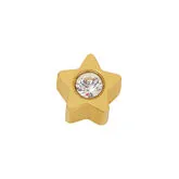 Inverness 24C 24K Gold Star Pendant 