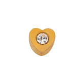 Inverness 25C Pendentif Coeur en Or 24K 