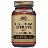 Solgar Calcium Citrate With Vitamin D3 60 Tablets