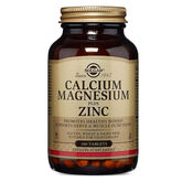 Solgar Calcium Magnesium + Zinc 100 Compresse