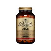 Solgar Calcium Magnesium Plus Zinc 250 Tablets