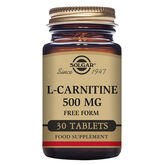 Solgar L-Carnitina 500mg 30 Tabletten