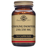 Solgar Choline/Inositol 250mg 50 Gélules