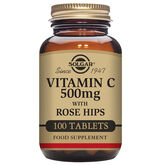 Solgar Vitamin C Rose Hips 500mg 100 Tablets