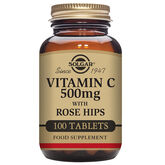 Solgar Vitamine C Rose Hips 500mg 100 Comprimés
